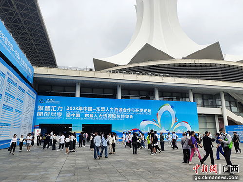 2023年中国 东盟 人社 金融 高质量发展成果展在南宁举办