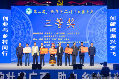 以赛促创 第二届广西农民工创业大赛决出奖项
